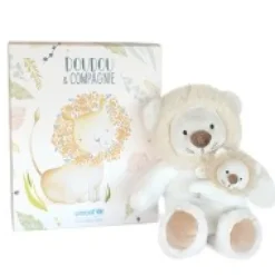 Sale Peluche lion avec Bébé - 25 cm - Unicef Collection Unicef|Lion