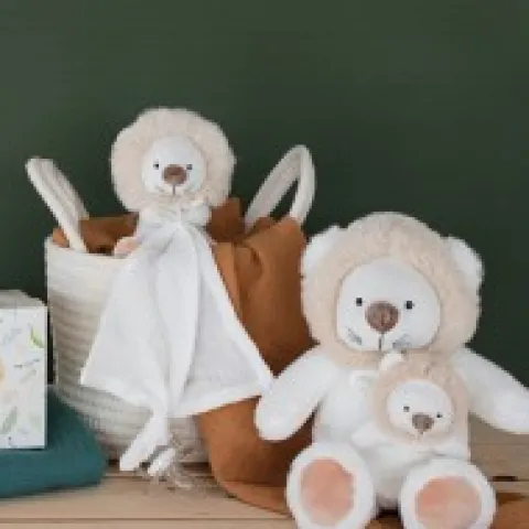 Sale Peluche lion avec Bébé - 25 cm - Unicef Collection Unicef|Lion