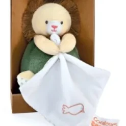 Online Peluche Lion beige avec doudou mouchoir - 15 cm Cadeau À Moins De 20€|Cadeaux Naissance