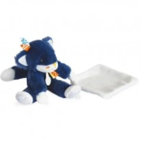 Outlet Peluche Loup avec Doudou Tiwipi - 21 cm Les Prix Doux|Tiwipi