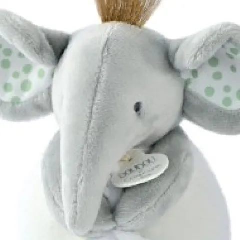 Outlet Peluche éléphant avec doudou mouchoir - 15 cm Cadeau À Moins De 20€|Les Prix Doux