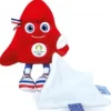Hot Peluche mascotte JO 2024 avec Doudou - 22 cm Collection Bébé Jo|Les Prix Doux