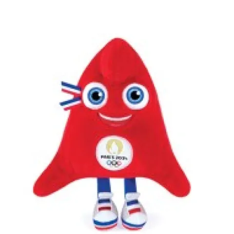 New Peluche Mascotte Officielle Jeux Olympiques Paris 2024 - 27 cm Mascotte Jo|Mascotte Jo