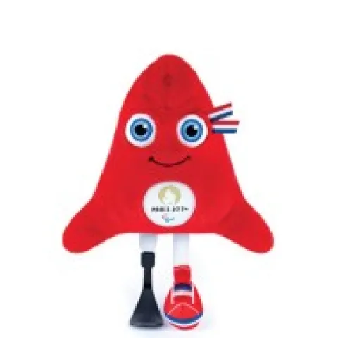 New Peluche Mascotte Officielle Jeux Paralympiques Paris 2024 - 30 cm Mascotte Jo|Mascotte Jo