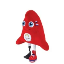 New Peluche Mascotte Officielle Jeux Paralympiques Paris 2024 - 30 cm Mascotte Jo|Mascotte Jo