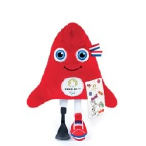 New Peluche Mascotte Officielle Jeux Paralympiques Paris 2024 - 30 cm Mascotte Jo|Mascotte Jo