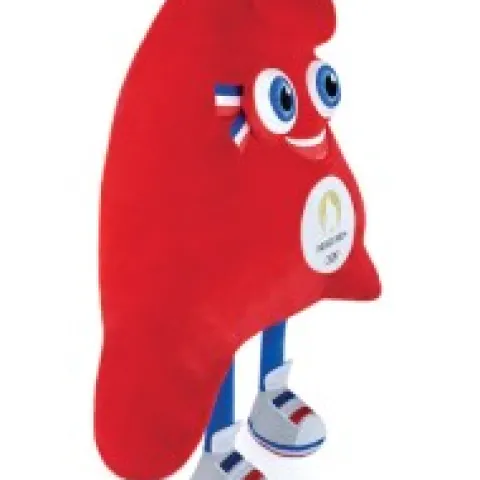 Fashion Peluche Mascotte Officielle Jeux Olympiques Paris 2024 - 50 cm Mascotte Jo|Mascotte Jo