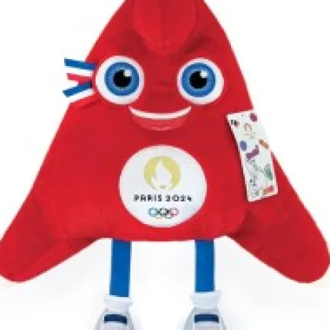 Fashion Peluche Mascotte Officielle Jeux Olympiques Paris 2024 - 50 cm Mascotte Jo|Mascotte Jo