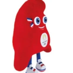 Fashion Peluche Mascotte Officielle Jeux Olympiques Paris 2024 - 35 cm Mascotte Jo|Mascotte Jo