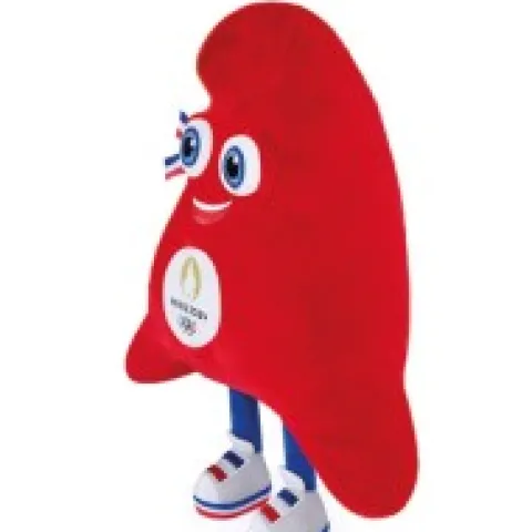 Fashion Peluche Mascotte Officielle Jeux Olympiques Paris 2024 - 35 cm Mascotte Jo|Mascotte Jo