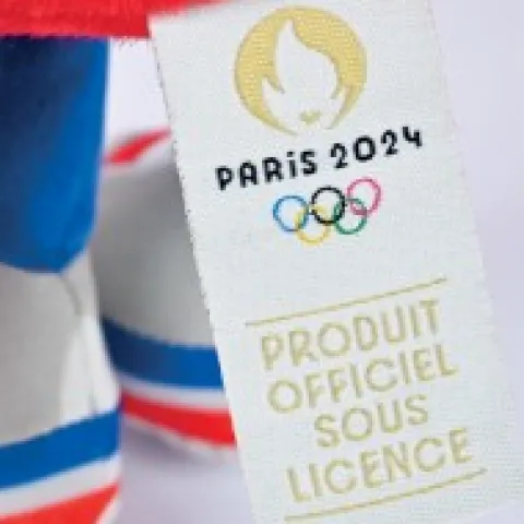 Fashion Peluche Mascotte Officielle Jeux Olympiques Paris 2024 - 35 cm Mascotte Jo|Mascotte Jo