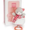 Sale Peluche musicale Chat gris et corail- 20 cm Les Prix Doux|Rikikis & Méli Mélo