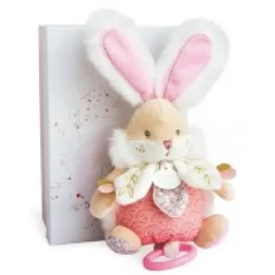Discount Peluche musicale lapin de sucre Rose - 20 cm Les Prix Doux|Lapin De Sucre