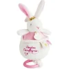 Hot Peluche musicale lapin étoile rose - 14 cm Perlidoudou|Boîte À Musique