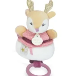 Fashion Peluche musicale renne beige - 20 cm Rikikis & Méli Mélo|Boîte À Musique