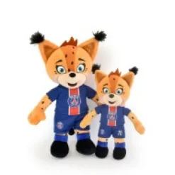 Clearance Peluche officielle PSG - Mascotte Germain Le Lynx - 35 cm Psg|Peluches