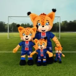 Discount Peluche officielle PSG Mascotte Germain Le Lynx - 25 cm Psg|Peluches