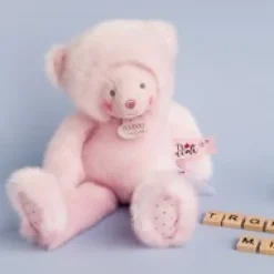 Discount Peluche Ours Rose Trop Mimi - 30 cm Les Prix Doux
