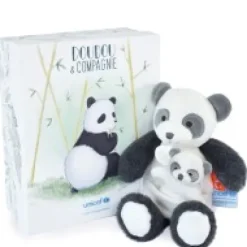 Clearance Peluche Panda avec bébé - 25 cm - Unicef Collection Unicef|Panda