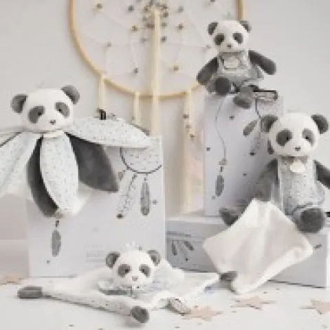 Outlet Peluche Panda gris Attrape-rêves - 20 cm Attrape-rêves|Panda