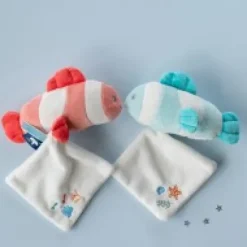Sale Peluche poisson clown mignon avec doudou - vert - 16 cm Les Prix Doux|La Mer