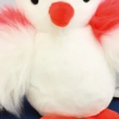 Fashion Peluche poussin blanc - 15 cm - Fabriqué en France Peluches