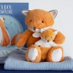 Clearance Peluche renard avec Bébé - 25  cm - Unicef Collection Unicef|Renard
