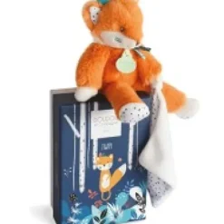 Clearance Peluche Renard avec Doudou Tiwipi - 21 cm Les Prix Doux|Tiwipi