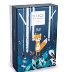 Clearance Peluche Renard avec Doudou Tiwipi - 21 cm Les Prix Doux|Tiwipi