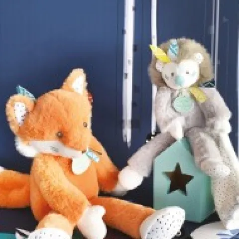 Best Peluche Renard roux Tiwipi - 30 cm Peluches Géantes|Peluches