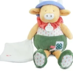 Best Peluche vache verte Aneth avec doudou - 28 cm Dans Mon Jardin|Vache