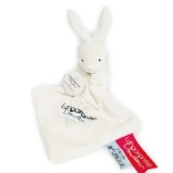 Clearance Petite peluche lapin avec Doudou mouchoir - 15 cm Les Prix Doux