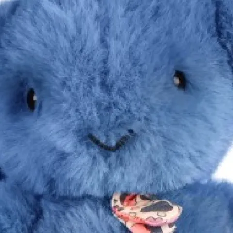 New Porte clé en peluche Lapin Bleu- 18 cm - Lapin Fleurette Lapin Fleurette|Lapin