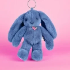 New Porte clé en peluche Lapin Bleu- 18 cm - Lapin Fleurette Lapin Fleurette|Lapin