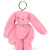 Fashion Porte clé en peluche Lapin Rose - 18 cm - Lapin Fleurette Lapin Fleurette|Lapin