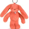 Hot Porte clé en peluche Lapin Orange - 18 cm - Lapin Fleurette Lapin Fleurette|Lapin