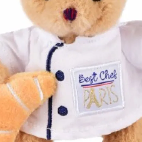 Fashion Porte clé Ours cuistot chef - 15 cm Souvenir Of Paris|Porte-clé