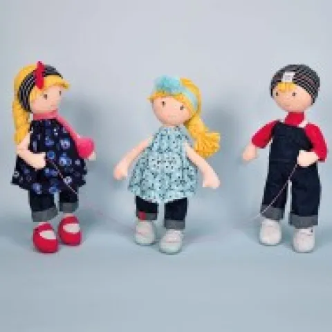 Outlet Poupée de chiffon - Les Canailles de Doudou - Faustin - 36 cm Les Poupées Jolijou®|Les Prix Doux