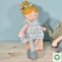 Best Poupée de chiffon en coton BIO - Flore- 30 cm Les Poupées Jolijou®|Les Prix Doux