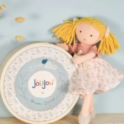 Online Poupée de chiffon en coton BIO - Camélia - 30 cm Les Poupées Jolijou®|Les Prix Doux