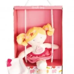 Hot Poupée en tissu Demoiselle Swing Louison - 20 cm Les Prix Doux
