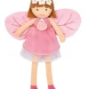 Fashion Poupée fée de la forêt en tissu rose - Diane - 25  cm Les Poupées Jolijou®|Poupées De Chiffon