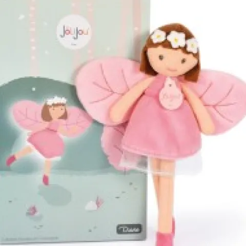 Fashion Poupée fée de la forêt en tissu rose - Diane - 25  cm Les Poupées Jolijou®|Poupées De Chiffon