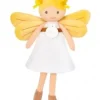 Hot Poupée souple Fée Aurore -  Blanche et Jaune - 25 cm Poupées De Chiffon|Poupées De Chiffon
