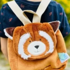 Fashion Sac à dos bebe PANDA ROUX - 20 x 20 x 10 cm - Unicef Collection Unicef|Sacs