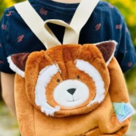 Fashion Sac à dos bebe PANDA ROUX - 20 x 20 x 10 cm - Unicef Collection Unicef|Sacs