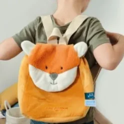 Hot Sac à dos bebe renard - 20 x 20 x 10 cm - Unicef Les Prix Doux|Collection Unicef
