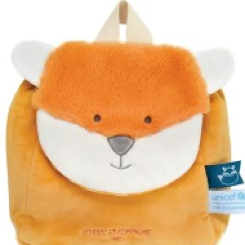 Hot Sac à dos bebe renard - 20 x 20 x 10 cm - Unicef Les Prix Doux|Collection Unicef