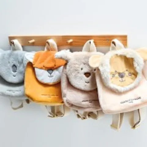 Hot Sac à dos bebe renard - 20 x 20 x 10 cm - Unicef Les Prix Doux|Collection Unicef