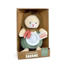 New Veilleuse bébé Lion -15 cm Les Coffrets À Offrir|Couleurs Savane